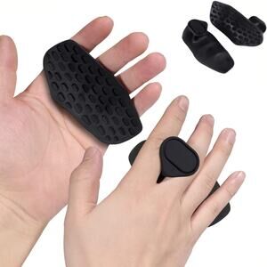 NiuMid Anti-Slip Workout Grips - Ergonomic Rubber Hand Protector Gloves for